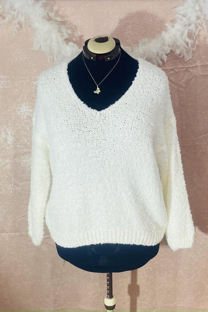 Pull bouclettes doux