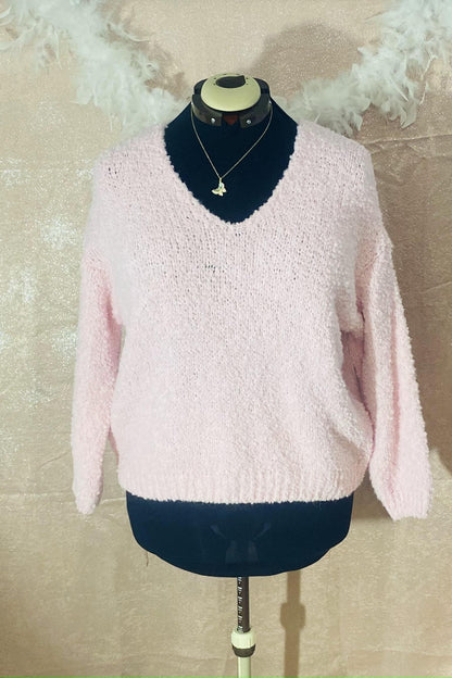 Pull bouclettes doux