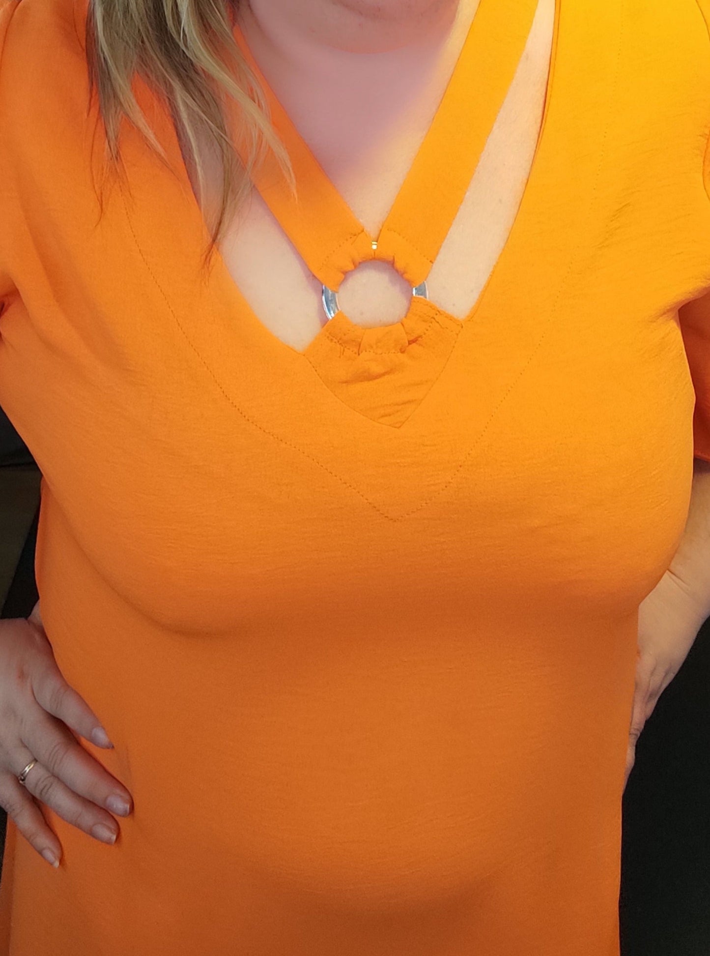 Robe courte "Mila" Orange
