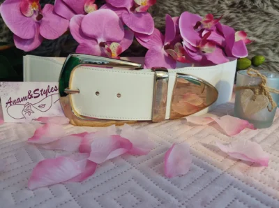 Ceinture élastique grosse boucle 1 metre