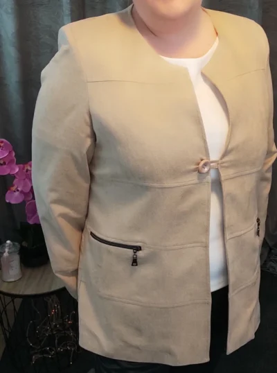 Blazer Suédine