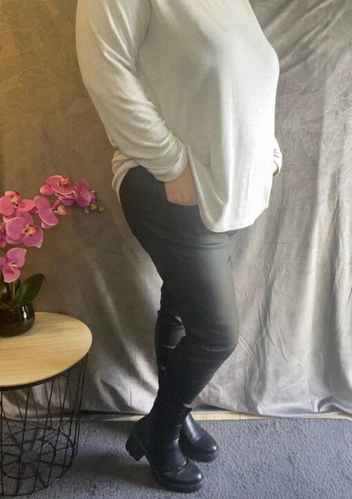 Pantalon huilé Skinny – Image 2