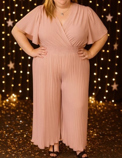 Combi-pantalon plissée "Julie"