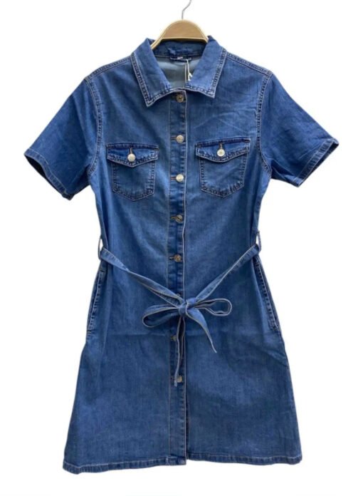 Robe chemise en jean