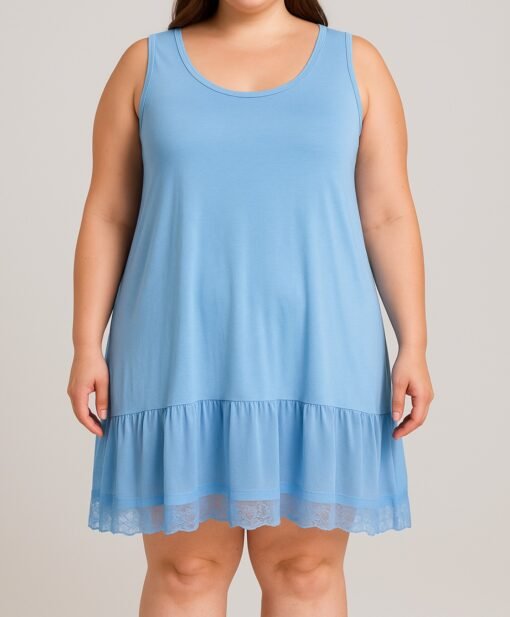 Fond de robe à froufrou