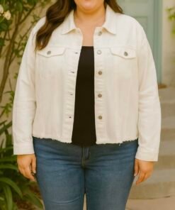 Veste en jean courte