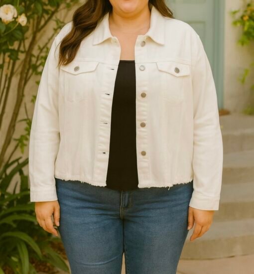 Veste en jean courte