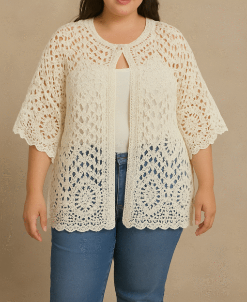 Gilet "Soleil Tissé"