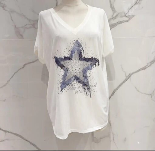 Tee Shirt Etoile et Strass