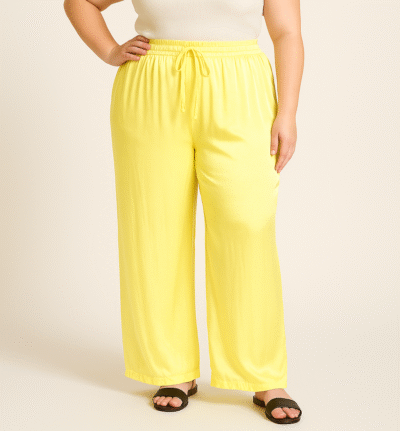 Pantalon fluide satiné "Sophie"