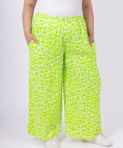 Pantalon Gaze de Coton Léopard