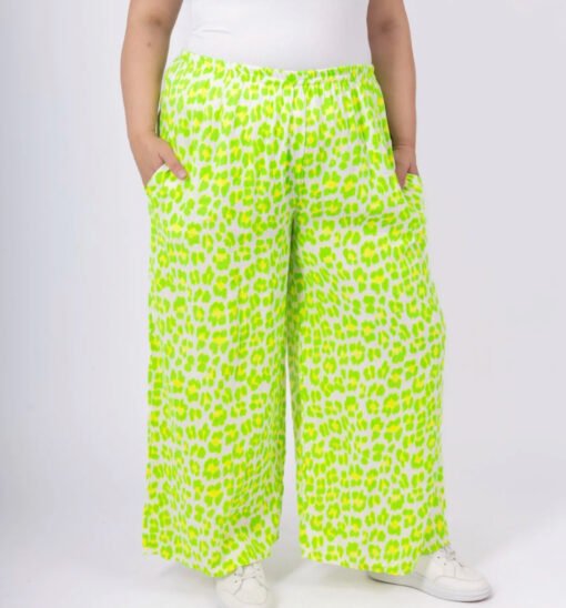 Pantalon Gaze de Coton Léopard