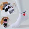 Lot de 3 paires de Socquettes cœur