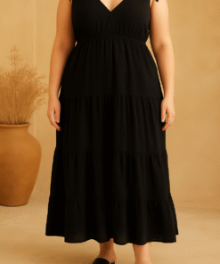 Robe longue gaze de coton