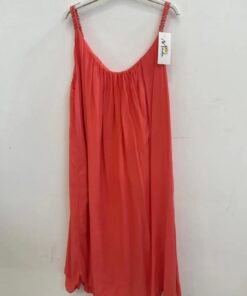Robe fluide bretelles tressées