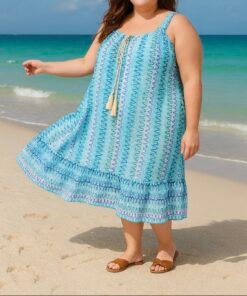 Robe de plage en dentelle