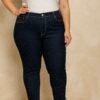 Jean "mom fit" strass