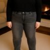 Jean gris oversizes