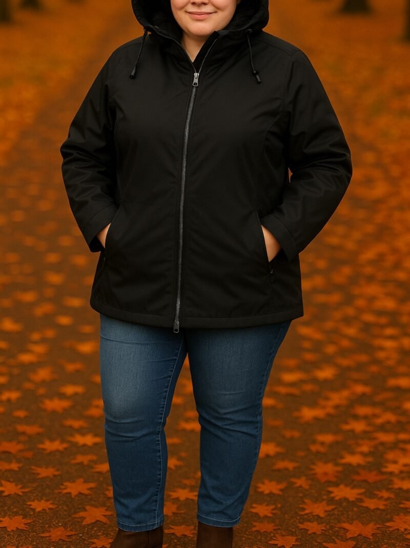 Coupe vent imperméable fourré