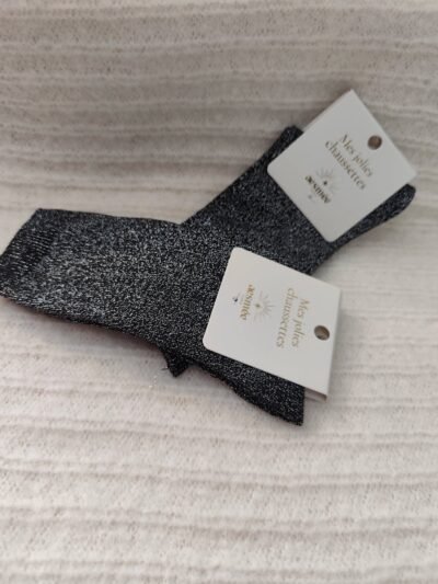 Chaussettes unies lurex