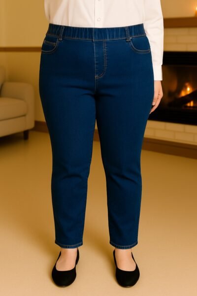 jean à taille élastique