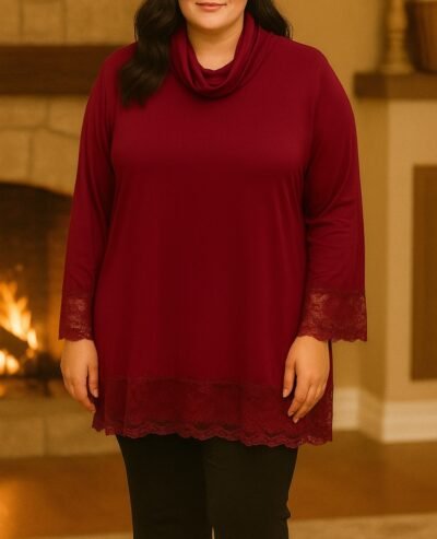 Sous Pull viscose dentelle