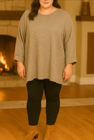 Pull manche bouton oversizes