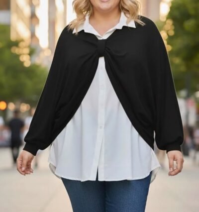 Duo Pull et chemise - noir