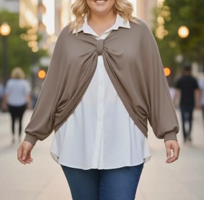 Duo Pull et chemise - Taupe