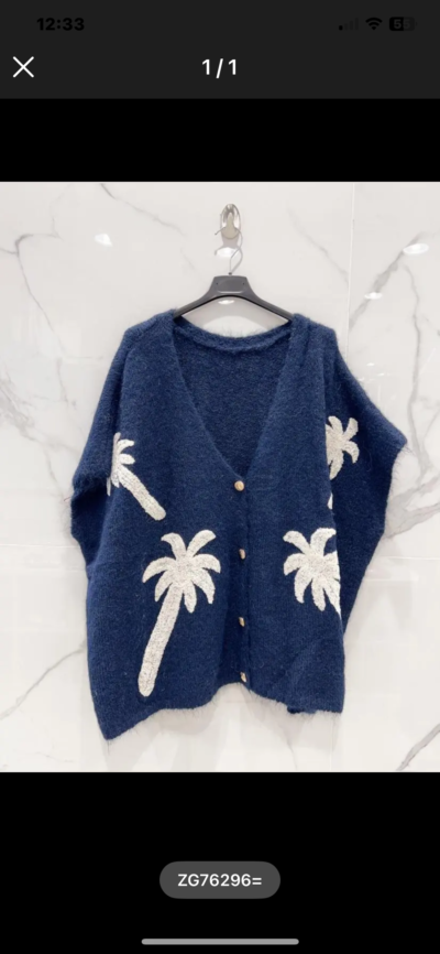 Gilet sans manches "Palmier"