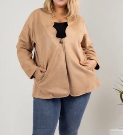 Veste suédine oversizes