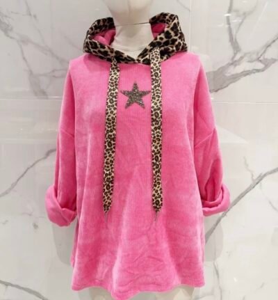 Sweat velours côtelé