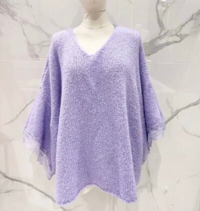 pull bouclette manches courtes