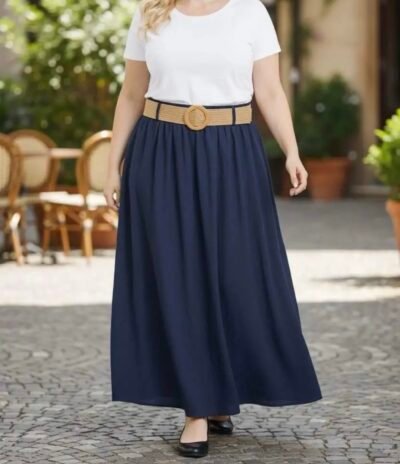 Jupe Fluide et ceinture