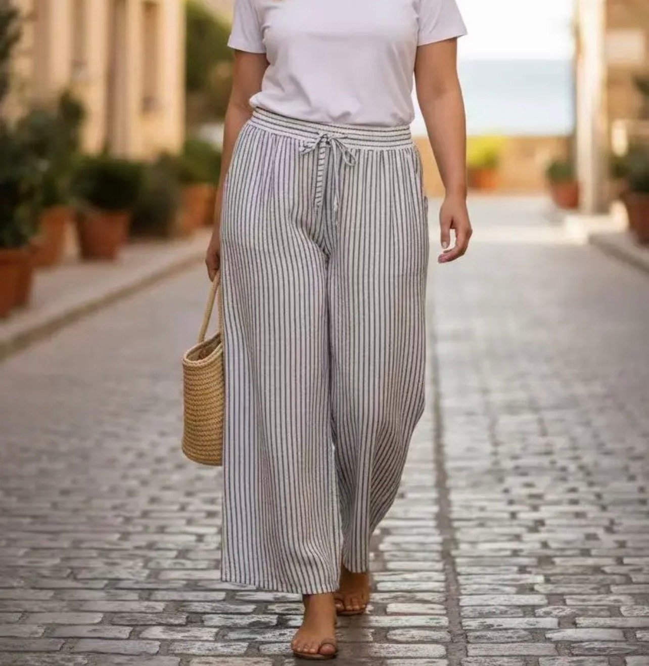 Pantalon Gaze de coton