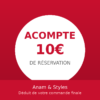 Acompte de réservation — Live Anam & Styles