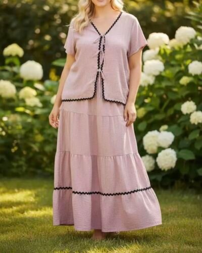 Ensemble jupe et son gilet