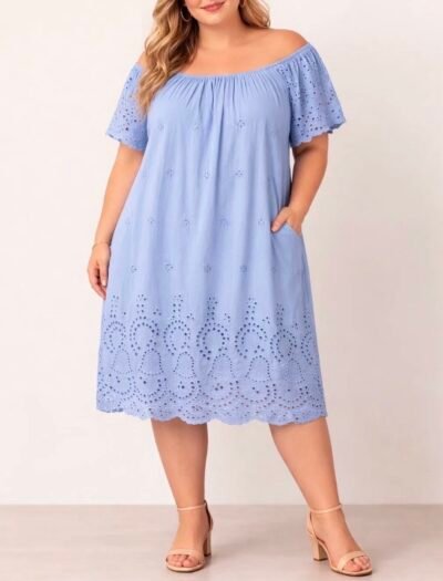 Robe broderie anglaise