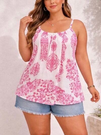 Débardeur à motifs