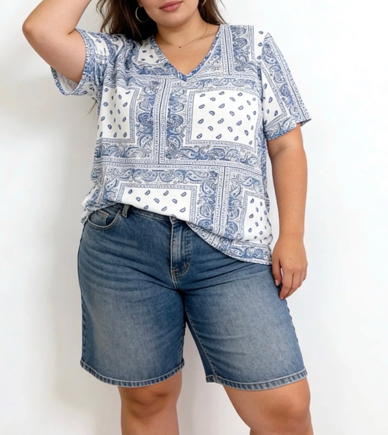 Tee short style Bandana