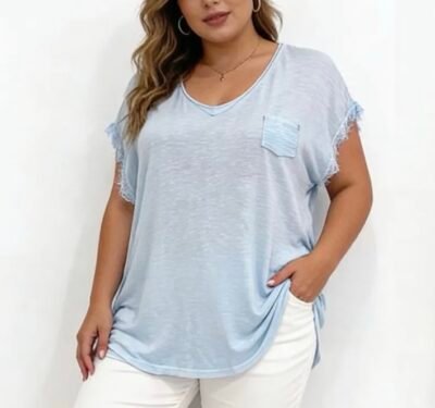 Tee-shirt dos dentelle