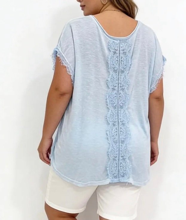 Tee-shirt dos dentelle – Image 2