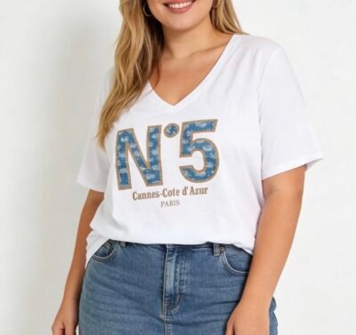 Tee short "Messages"