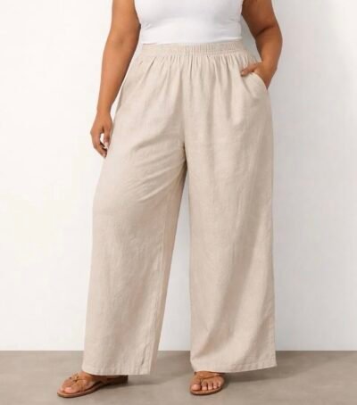 Pantalon lin petite chouquette