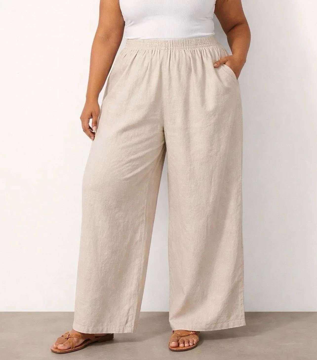 Pantalon lin petite chouquette