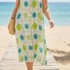 Robe de plage gaze de coton