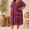 Robe coton motifs bandana