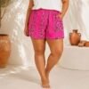 Short fluide motifs bandana