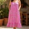 Robe gaze de coton motifs bandana