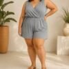 Combi-short coton